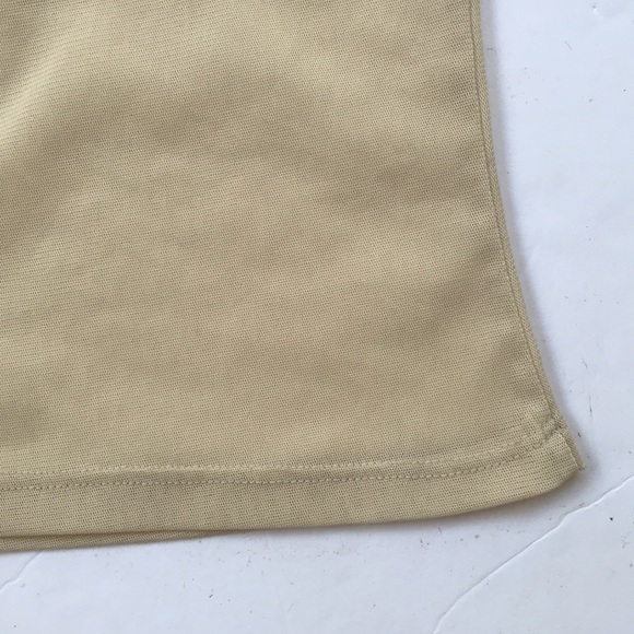 Vintage 90s Y2k Mesh Coquette Sexy Fairy Festival Cami Tank Top Baby Tee Bow Tan - Picture 11 of 17